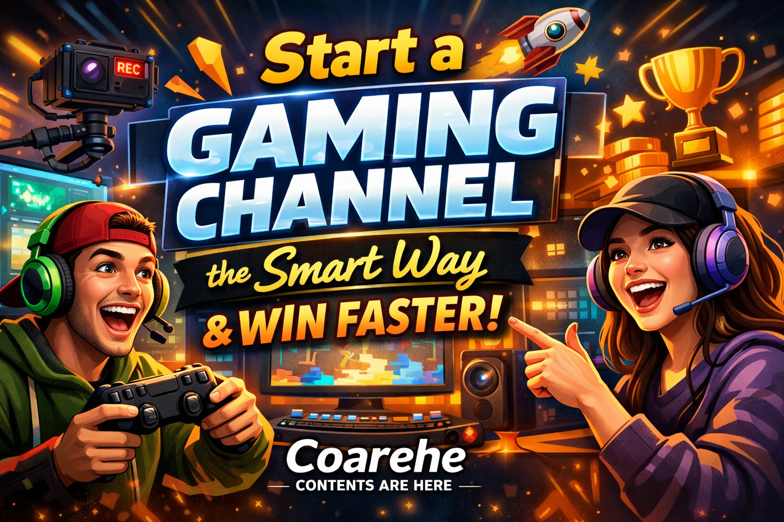 How Beginners Can Start a Gaming Channel the Smart Way and Win Faster Than Expected | Entertainment Contents Are Here | Coarehe